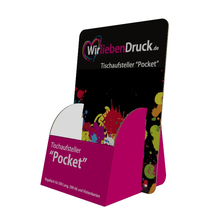 Flyerständer / Kartenbox Pocket 2